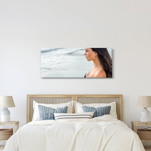 Slika ženske na plaži (120x50 cm)