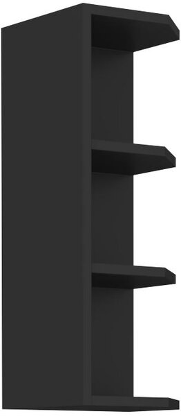 Zondo.hr Gornji kuhinjski regal Manana 30 G 72 ZAK (korpus: crna mat + front: orah okapi). 1135001