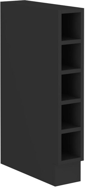 Zondo.hr Donji kuhinjski regal Manana 15 D OTW BB (korpus: crna mat + front: orah okapi). Akcija -8%. 1135000