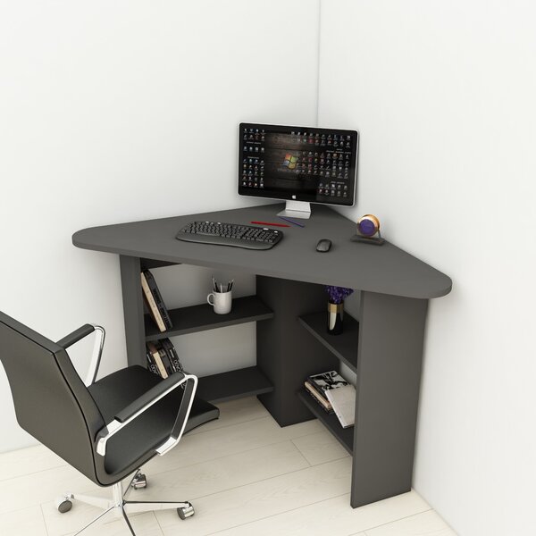 Studijski stol, Corner - Anthracite