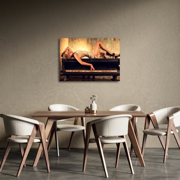 Slika - Ženska za klavirjem (70x50 cm)