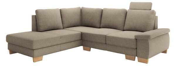 Kutna garnitura Loxy 2 (smeđa) (s prostorom za odlaganje) (L)
