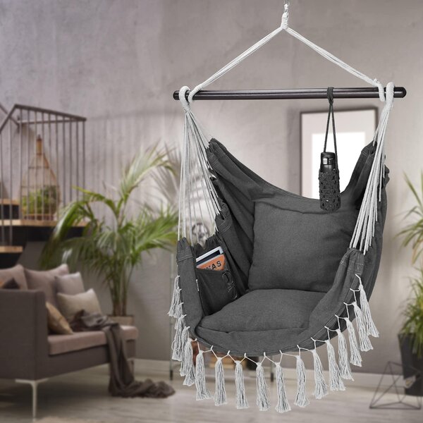 Viseća stolica MANDY, 170x100x150 cm, tamnosiva Detex