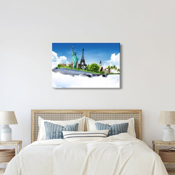 Slika - Pot okoli sveta (90x60 cm)