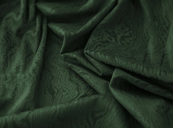 Zavjesa za zamračivanje DUNES VELVET 140x250 cm, tamno zelena Sistem za vješanje: Metalni prstenovi