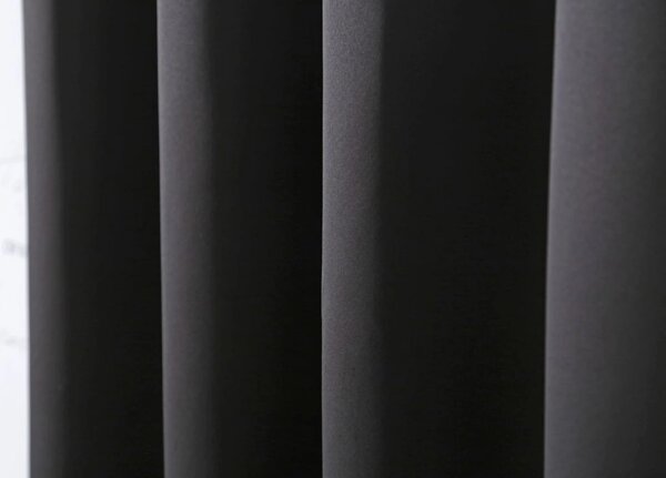 Zavjesa OXFORD LIGHT 140x250 cm, crna Sistem za vješanje: Traka za nabiranje