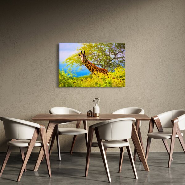 Slika žirafe v Afriki (90x60 cm)