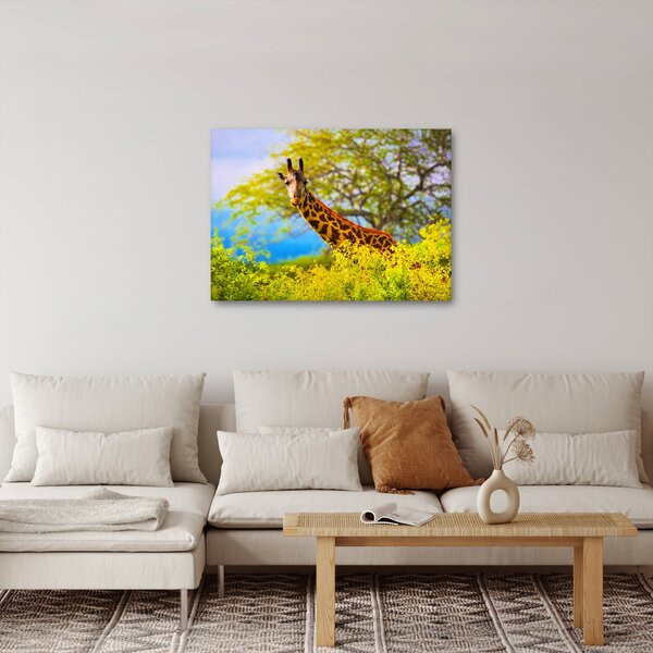 Slika žirafe v Afriki (70x50 cm)