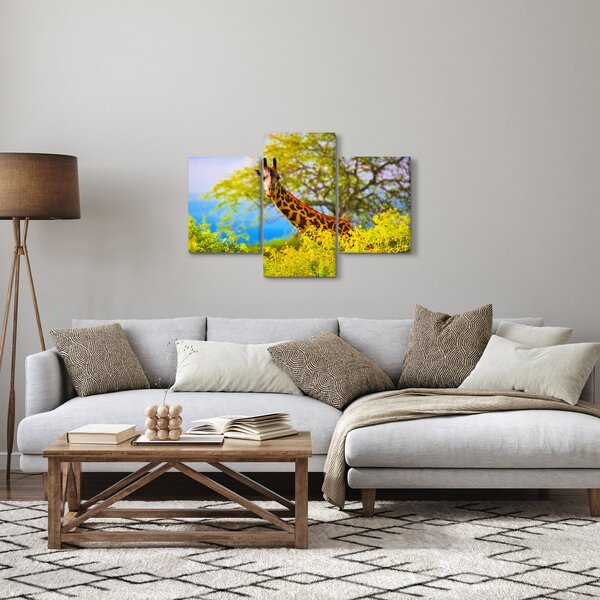 Slika žirafe v Afriki (90x60 cm)