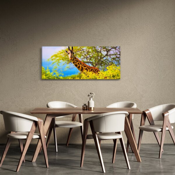 Slika žirafe v Afriki (120x50 cm)