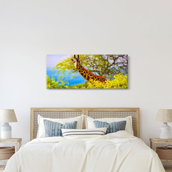Slika žirafe v Afriki (120x50 cm)