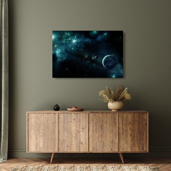 Slika - Življenje v vesolju (90x60 cm)