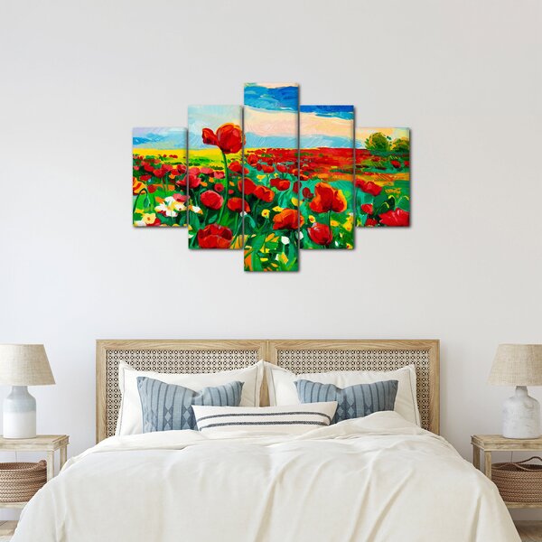 Slika polja z makom (150x105 cm)