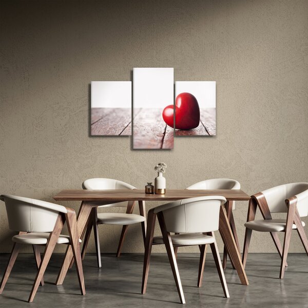 Slika lesenega srca (90x60 cm)