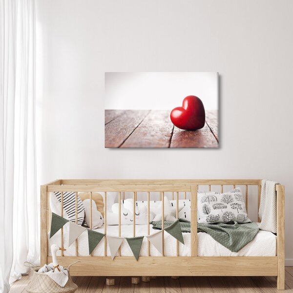Slika lesenega srca (90x60 cm)