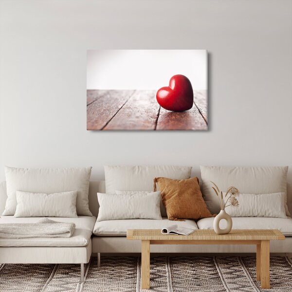 Slika lesenega srca (90x60 cm)