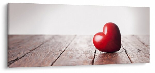 Slika lesenega srca (120x50 cm)