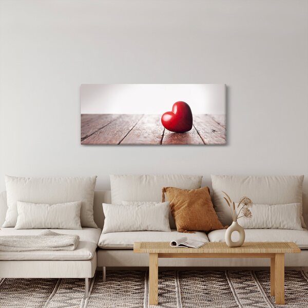 Slika lesenega srca (120x50 cm)