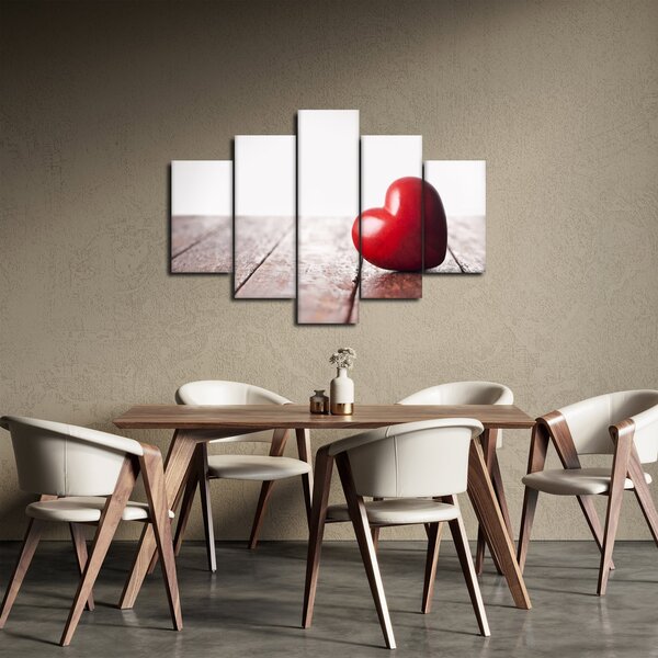 Slika lesenega srca (150x105 cm)
