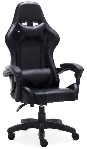 Gamerska i uredska stolica, Remus, 66x125x62 cm, crna