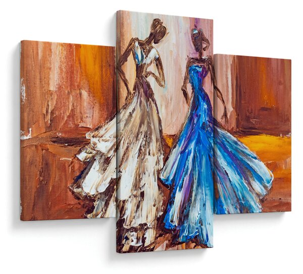 Slika - Plesalka, oljna slika (90x60 cm)