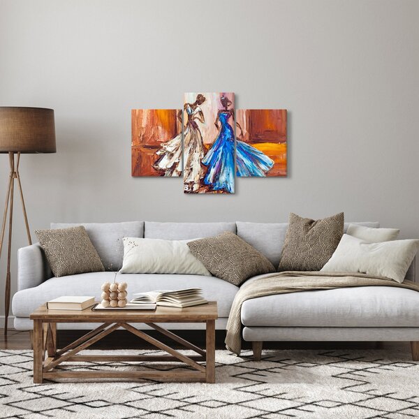 Slika - Plesalka, oljna slika (90x60 cm)
