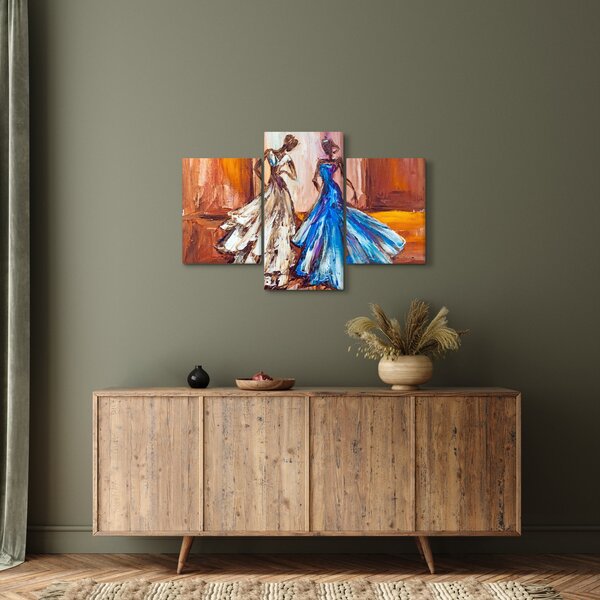 Slika - Plesalka, oljna slika (90x60 cm)