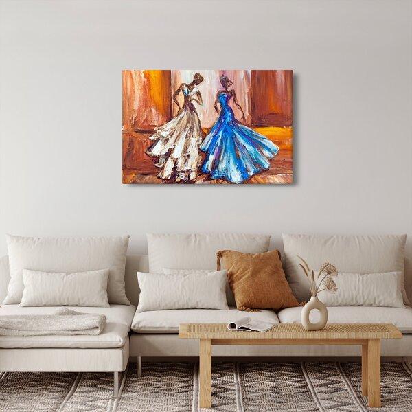 Slika - Plesalka, oljna slika (90x60 cm)