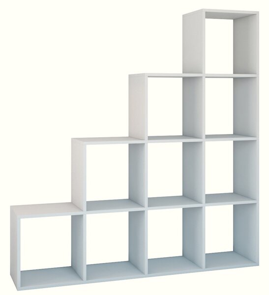 Drohmo Step 4X4 polica, 153x153x30 cm, bijela