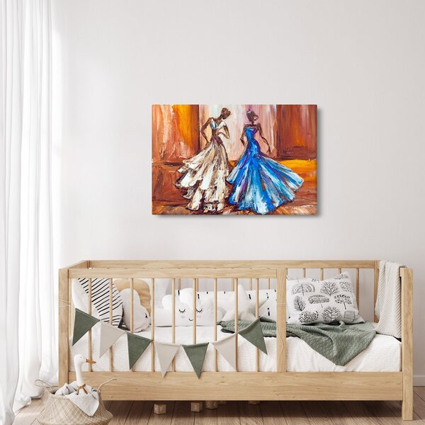 Slika - Plesalka, oljna slika (90x60 cm)