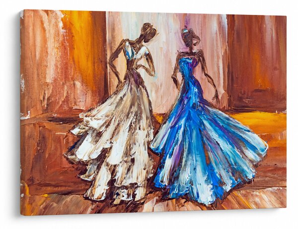 Slika - Plesalka, oljna slika (70x50 cm)