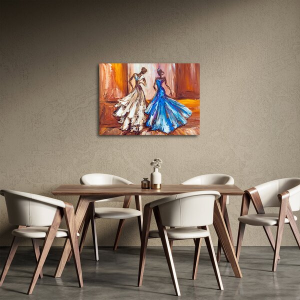Slika - Plesalka, oljna slika (70x50 cm)
