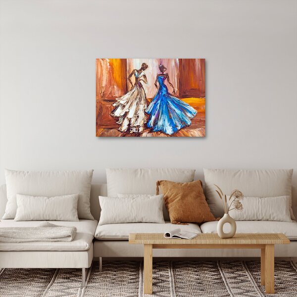 Slika - Plesalka, oljna slika (70x50 cm)