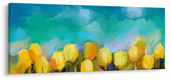 Slika rumenih tulipanov (120x50 cm)