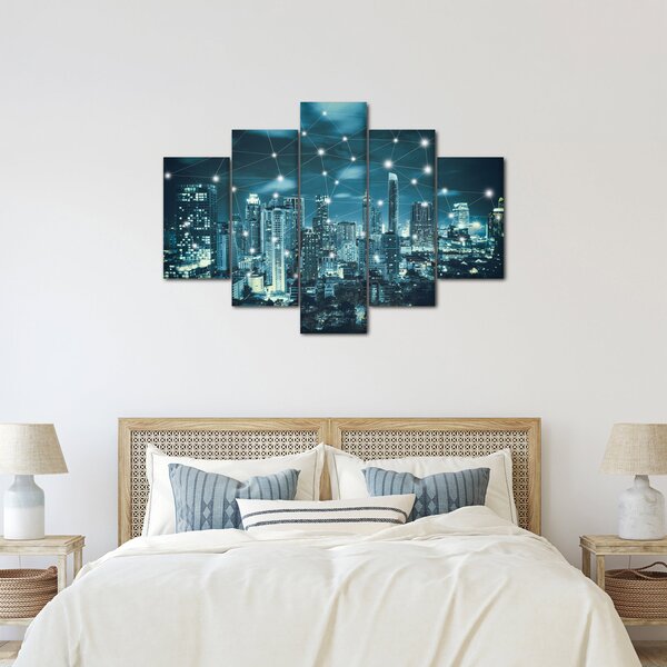 Podoba bleščeče metropole (150x105 cm)
