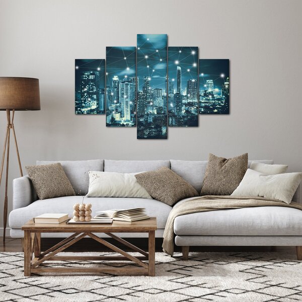 Podoba bleščeče metropole (150x105 cm)