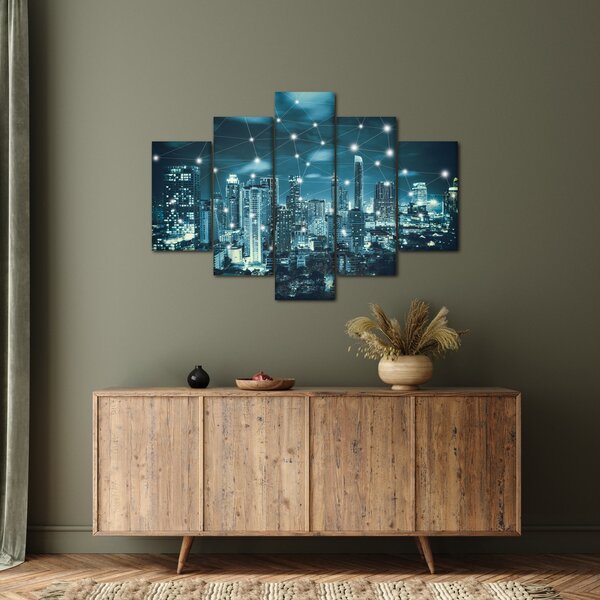 Podoba bleščeče metropole (150x105 cm)