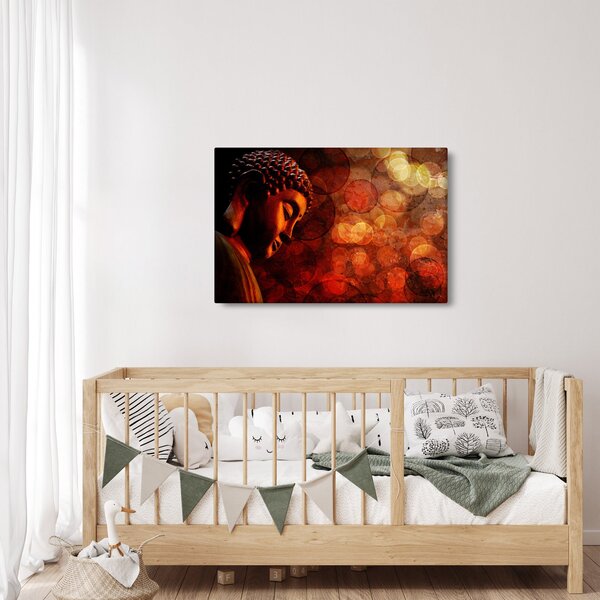 Slika - Buda v rdečih tonih (90x60 cm)