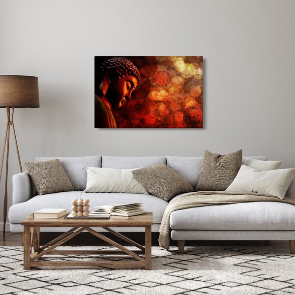 Slika - Buda v rdečih tonih (90x60 cm)
