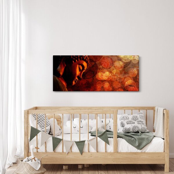 Slika - Buda v rdečih tonih (120x50 cm)