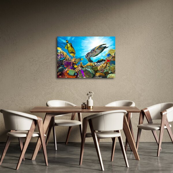 Slika koralnega grebena (70x50 cm)
