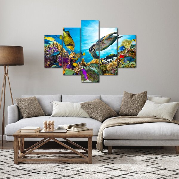 Slika koralnega grebena (150x105 cm)