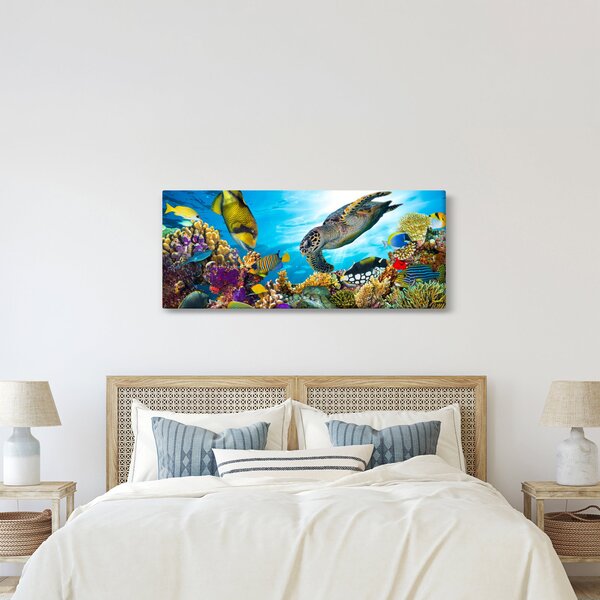 Slika koralnega grebena (120x50 cm)