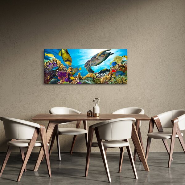 Slika koralnega grebena (120x50 cm)