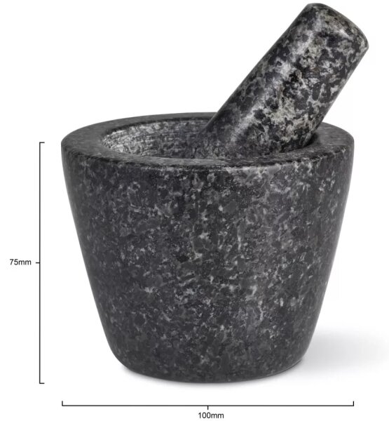 Cole&Mason - Granitni tarionik s tučkom GRANITE pr. 10 cm