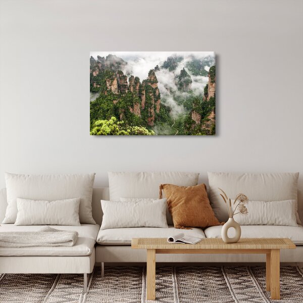 Slika - Nacionalni park Zhangjiajie, Kitajska (90x60 cm)