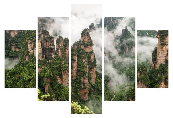 Slika - Nacionalni park Zhangjiajie, Kitajska (150x105 cm)