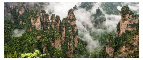 Slika - Nacionalni park Zhangjiajie, Kitajska (120x50 cm)