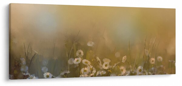 Slika - Oljna slika marjetic (120x50 cm)