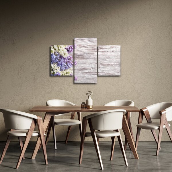 Slikanje lila na lesu (90x60 cm)